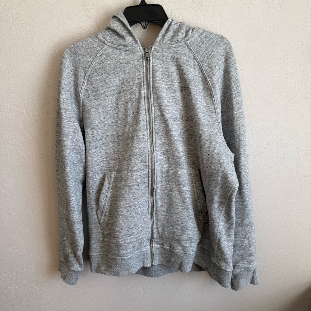 Men’s L Gray Fabletics Athletic Casual Sporty Basic Long Sleeve Jacket